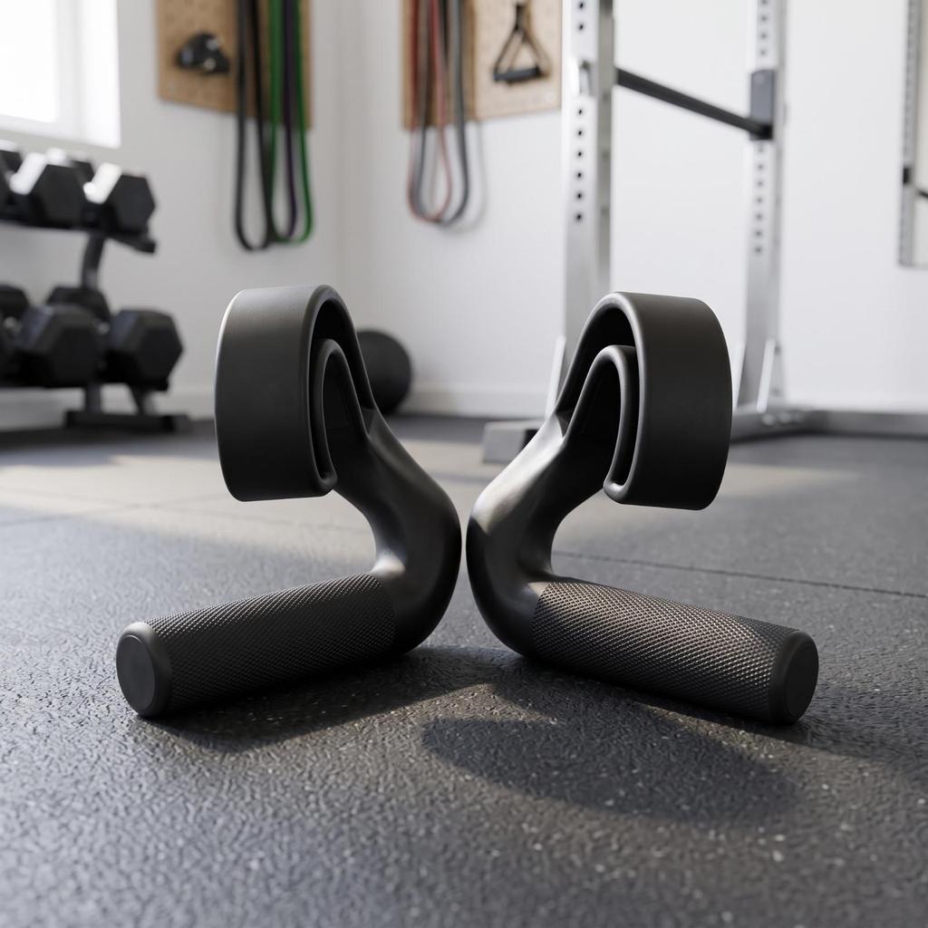 Lifting Grip Handles NonSlip Fitness Textured Weight Hook for Bodybuilders,