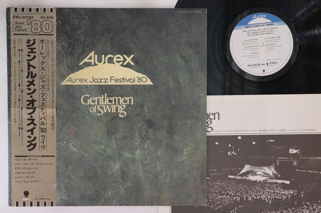 LP Record VARIOUS - Aurex Jazz Festival '80 Gentlemen O EWJ80188 EASTWORLD 1980 Japan Obi Jazz Used