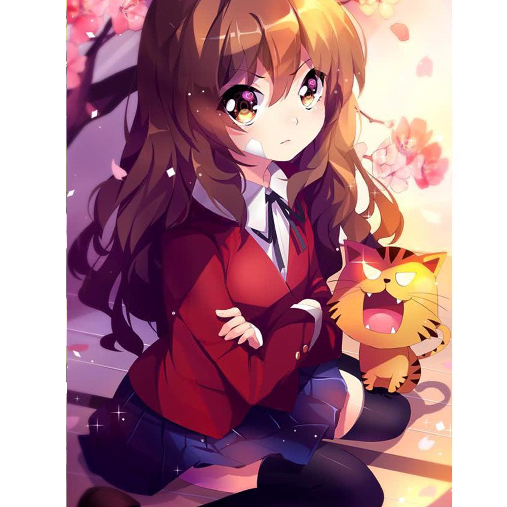 5D DIY Round Full Round Diamond Painting Anime Diamond Embroidery Complete Home Decorative Gift