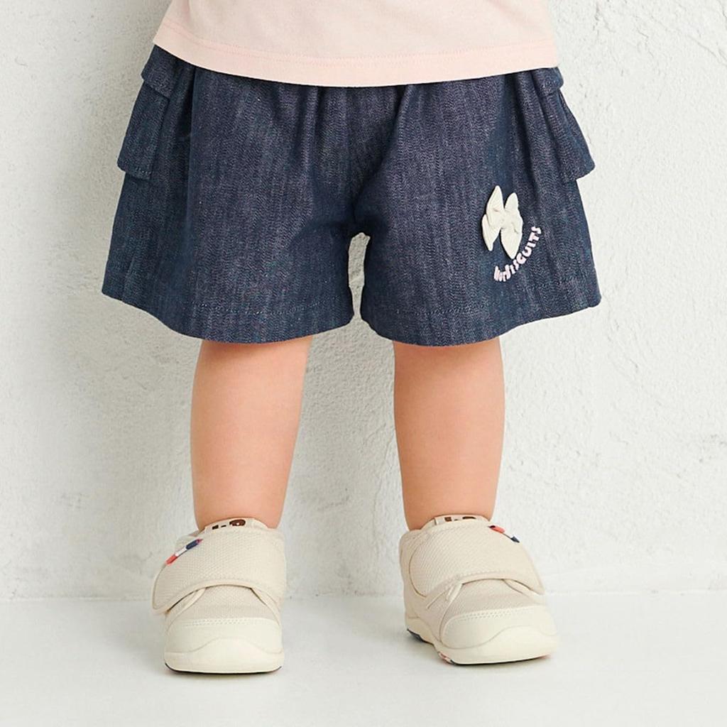 MIKI HOUSE HOT BISCUITS Boys and Shorts, Girls, Baby, Kids, Navy, 110cm, 72-3105-147