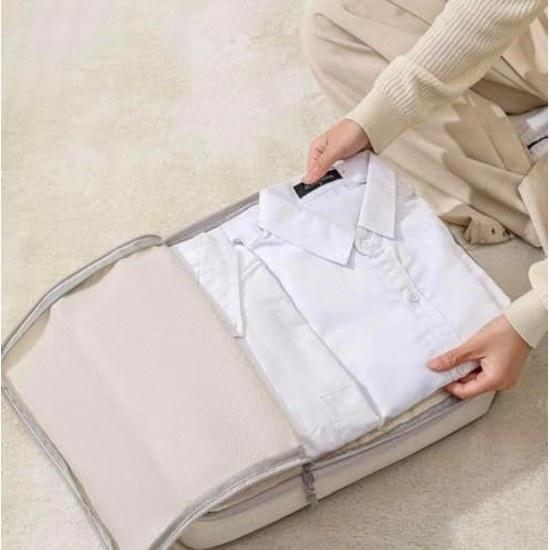 2026 Latest Travel Compression Bags Pouch 4-Piece Set Affordable Clothing Sorting Waterproof Dustproof Convenient Packing Organizer Business Trips