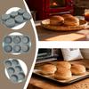 Silicone Hamburger Bun Pan Hamburger Bun Mold Nonstick French Bread Baking Pan Silicone Baguette Mold for Baking Bread Pans