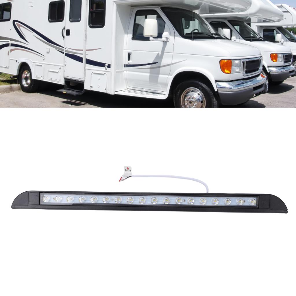 20 Inch RV LED Awning Porch Light 6000K Cool Down Angle Flood Beam Utility Light Fixture for Truck Trailer Camping Car