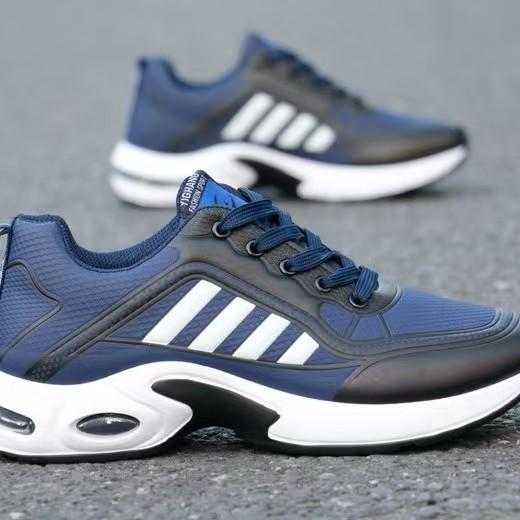 

Non-slip shoes leather sneakers men s black men s shoes new waterproof casual shoes running shoes autumn and winter 43