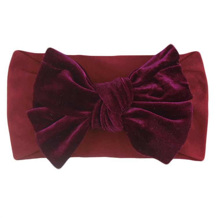 Custom Toddler Baby Boutique Ribbon Hair Bows Big Bowknot Headband Baby Girl Ribbon Hair Bow Headband