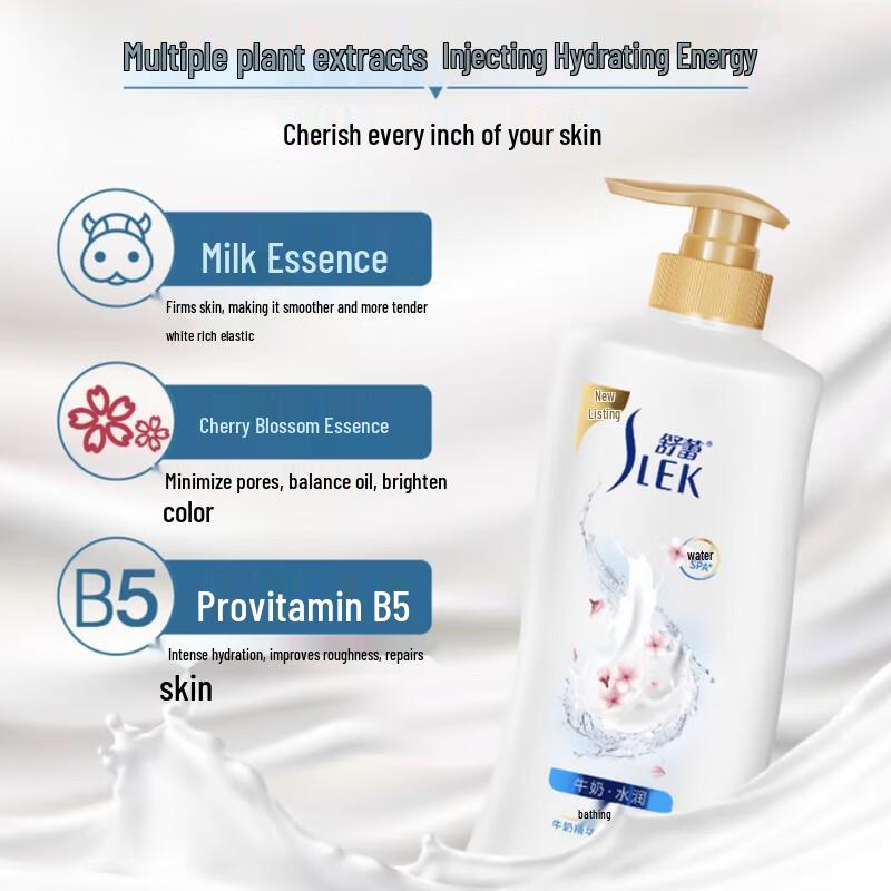 

SLEK Milk Moisturizing Shower Gel