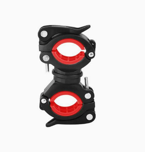 Bicycle Flashlight Mount: Front Light Clip for Mountain Bikes