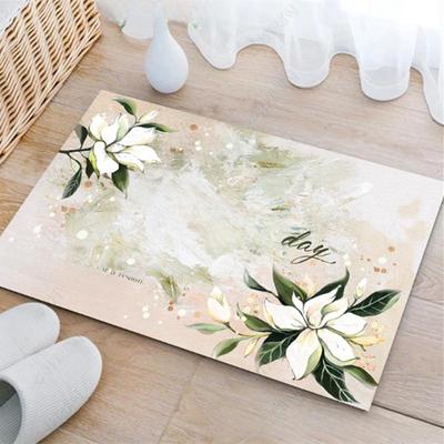 Anti-Slip Bathroom Toilet Floor Mat - Absorbent Foot Mat and Door Carpet