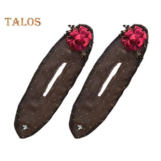 2Pcs Ball Hair Clip Bun Maker Hair Roller Curler Deft Bun Twister Shaper Long Hair Easy Fast Snap Roll Tool Lazy Women Hair Styling Accessories