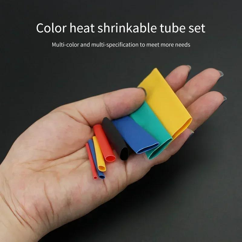 150-560pcs Heat Shrinkable Tube Connection Wire Cable Insulation Heat Shrinkable Combination Sleeving Electrical Cable Sleeving