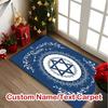 Jewish Star of David (1) Carpet, Non-slip Office Chair Rug, Digital Print Home Area Rug, Unique Festival Decorations