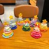 International Yarn Crochet Mini Christmas Tree Car Ornament Gift
