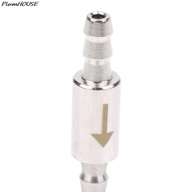 

For CO2 Equipment Non Return Water For 4mm Pipe Aquarium Stainless Steel Check Valve Dioxide Cylinder To CO2 System Diffuser срібний