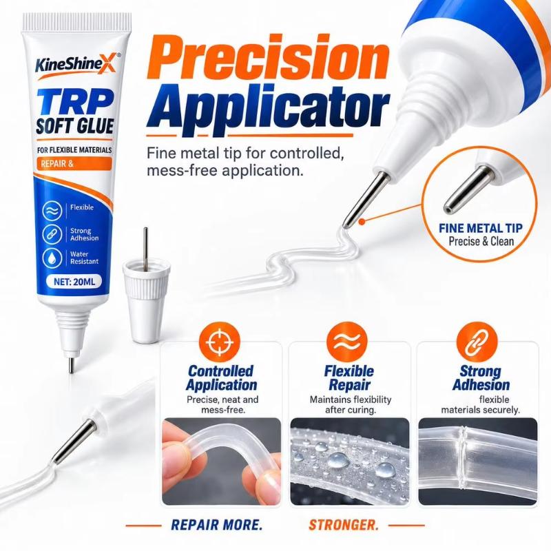 20Ml Trp Soft Repair Glue Strong Adhesion Flexible Bond Water Resistant For Fixing Silicone Toys And Diy Crafts