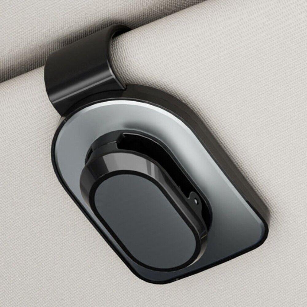 Multifunctional Clip-on Eyeglass Hanger Stable Plastic with Sponge Auto Sunglasses Holder Press Car Visor Accessory Ticket Car