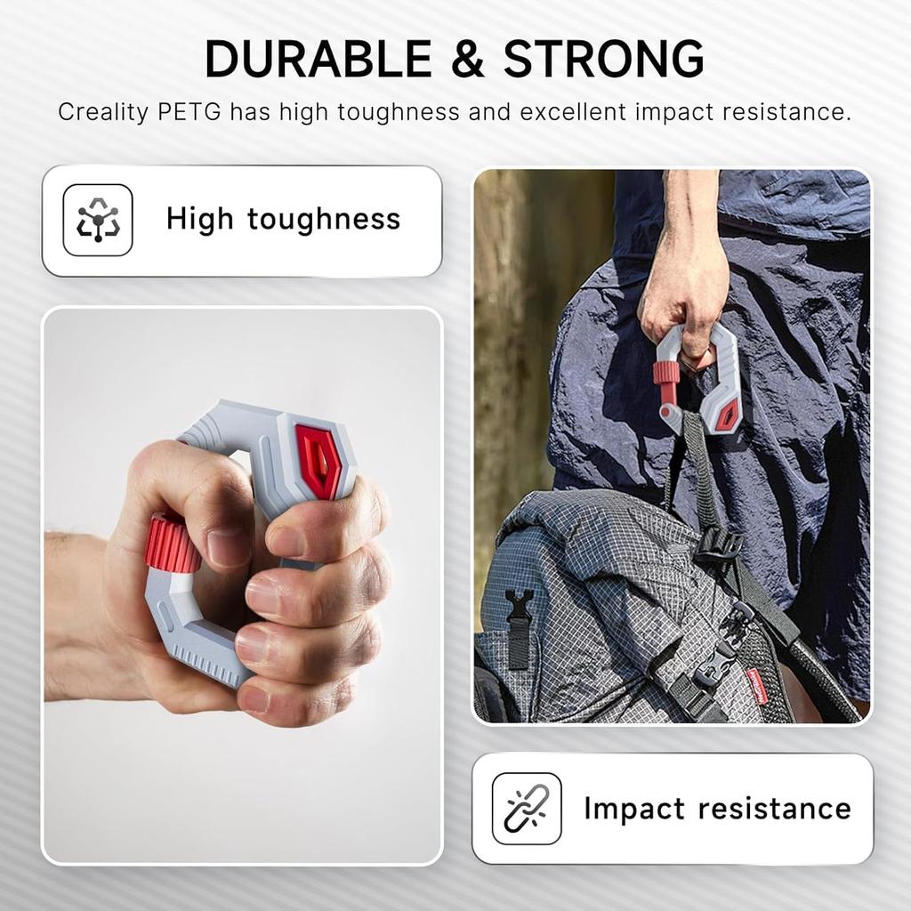 CREALITY CR-PETG 3D Printers Filament 1 KG 1.75mm Eco-friendly Odorless and Non-toxic High Stability Moisture Resistance