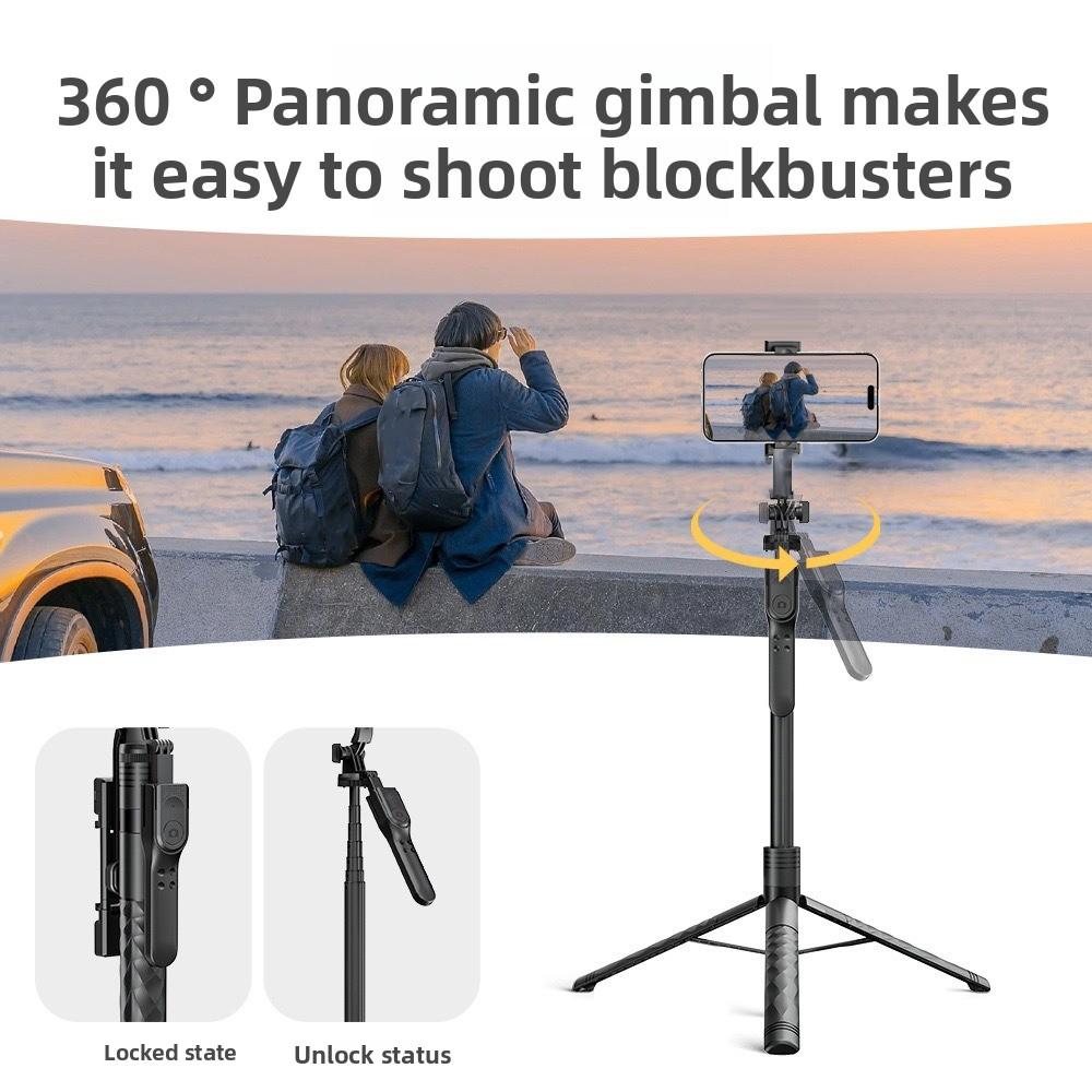 1.75m Telescopic Selfie Stick Adjustable Selfie Stick Tripod Bluetooth Selfie Stick Travel