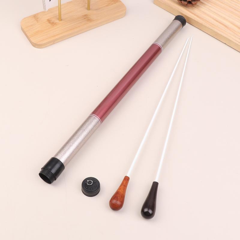 Orchestra Conducting Baton Durable Fiber Tube with Storage Stick for Musical Performance Portable and Lightweight