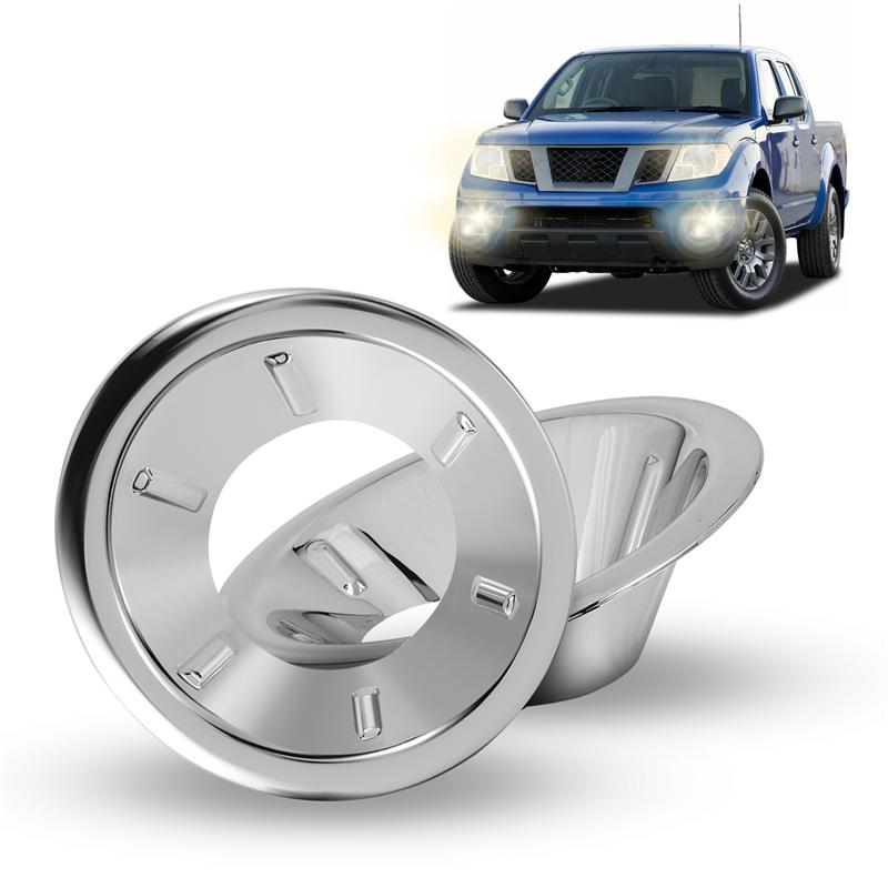 M63K-Nebelscheinwerferabdeckung ABS Chrom für Nissan Navara / Frontier D40 07-13