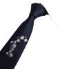 6cm Width Men Tie Embroidered Rose
