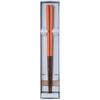 Hashikura Matsukan Chopsticks and Rest Dishwasher Natural HASHIKURA SEASON Wenge with Octagonal Autumn Leaf Made In Set, Safe, Wood, 22.5cm, Unisex,
