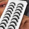 1/10 Pairs 3D 13-15mm Luxury for Mink Lashes Natural Faux Mink False Eyelashes Dramatic Volume Eyelash Extension