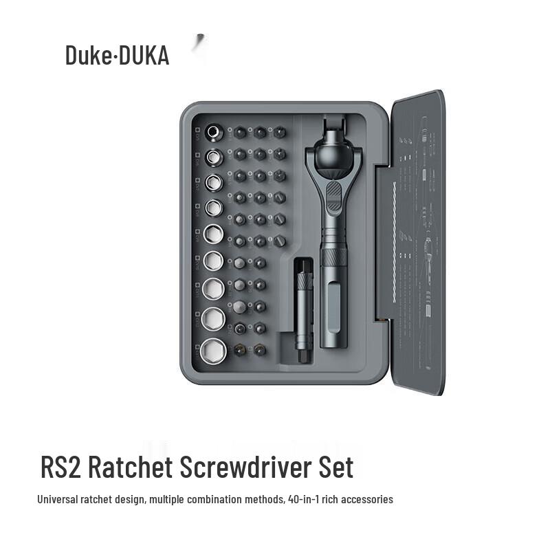 DUKE RS2 Ratchet Screwdriver Set CN plug (adapter included)