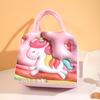 Cute Printed Cartoon Lunch Bag for Kids with Insulation and Preservation Function Bag Organizer Tote Bag with Zipper