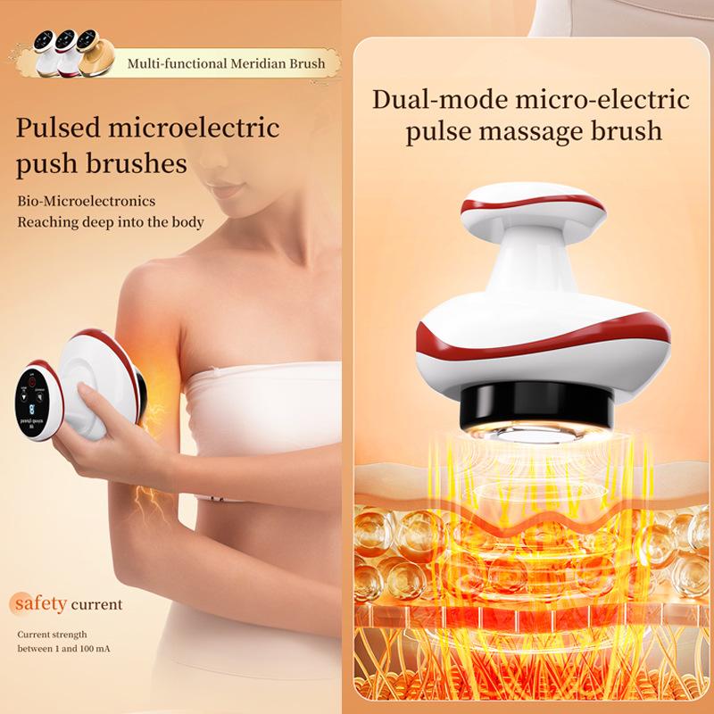 5 Speed RF Electric Guasha Scraping Massage Cupping Body Massager Vacuum Cans Suction Heating Fat Burner Anti-cellulite Massager