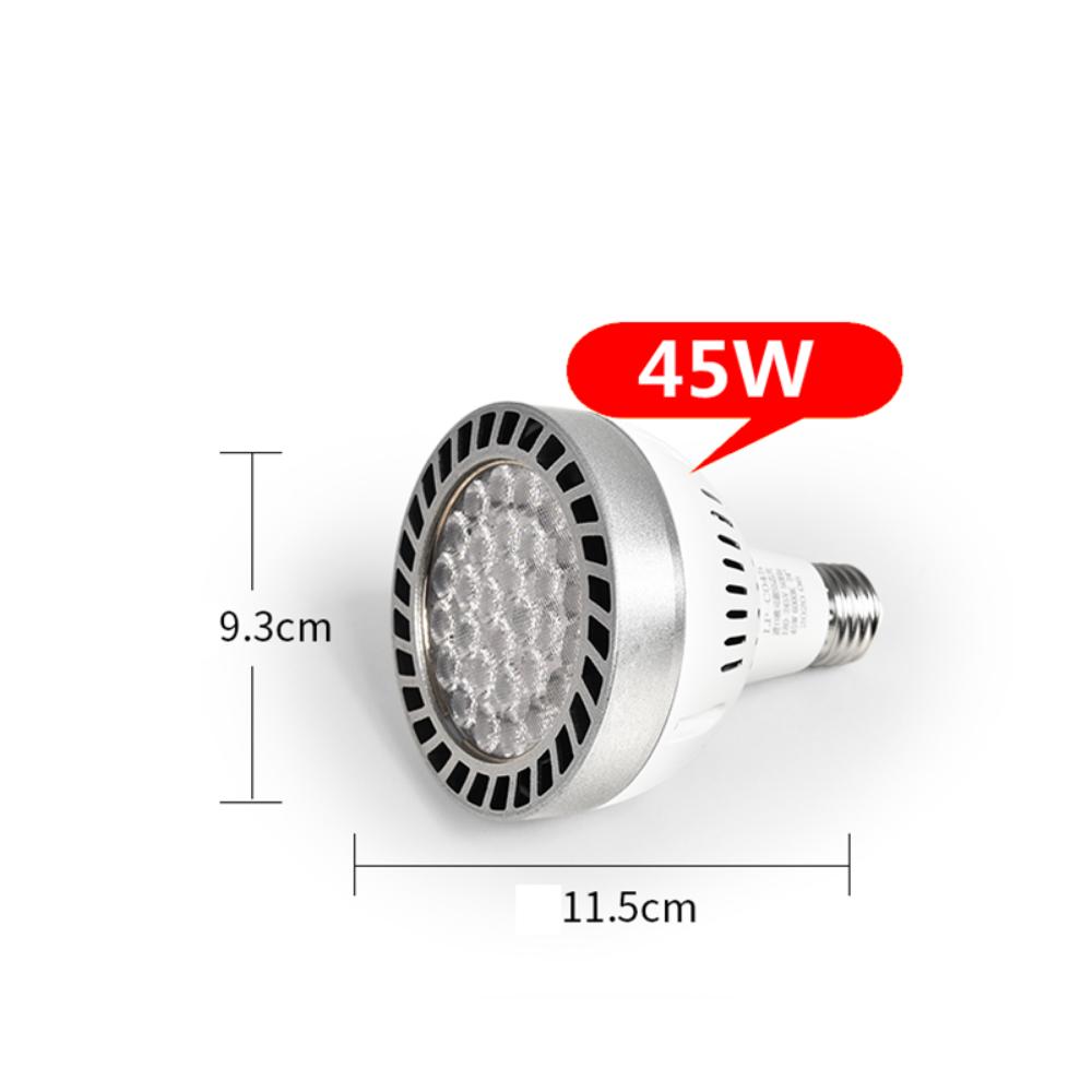 Led High Power Par30 Light Bulb 35w 45w E27 Super Bright Energy-saving Lamp 220v Spotlight Lighting Daylight Bedroom Balcony