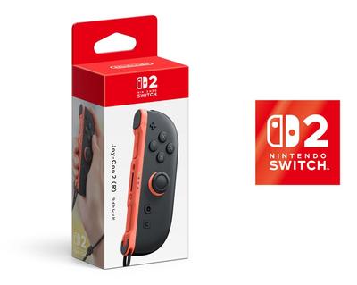 Genuine 2 Light Red Nintendo Switch 2 Logo Design Sticker Included [Nintendo Product] Joy-Con (R) [Bonus]