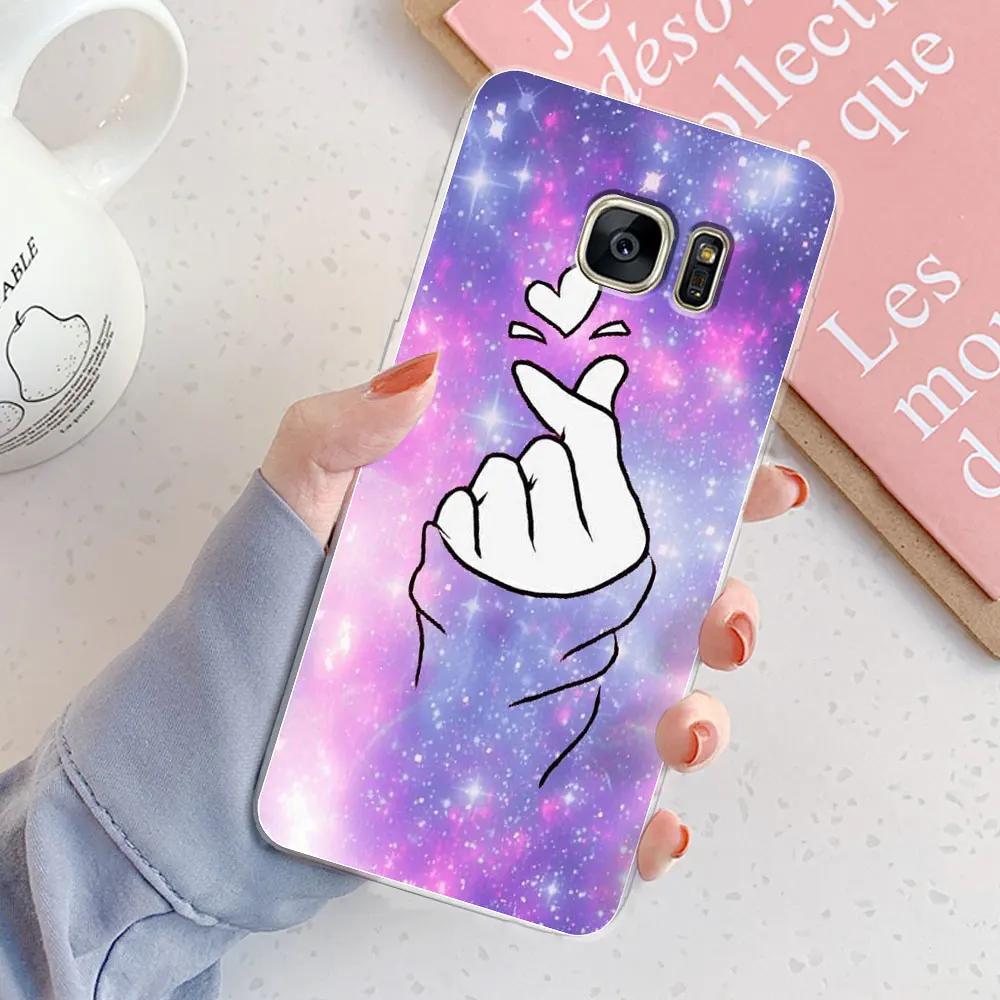 For Samsung Galaxy S7 Edge Case Cover Shockproof Back Phone Case For Samsung Galaxy S7 Edge S6 S6 Edge Plus Silicon Clear Bumper