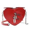 Personalized Creative Love Bag 2025 New Mori Sweet Girl Fashion Niche Versatile Shoulder Chain Bag Pu
