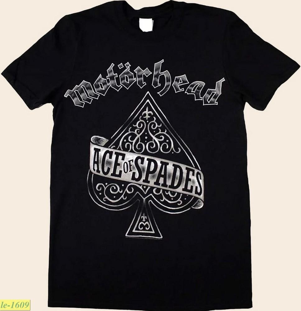 Motorhead Ace of Spades Album Black Unisex Tshirt Size S5XL Unisex T-Shirt S
