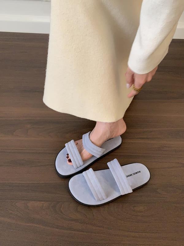 Fashion Slippers Women Summer Beach Shoes Slides Sabot Flat Scandals Rome Shoes Woman 2025 Slippers For Swimming Pool Beach Flat Summer