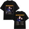Britain Band Morrissey Tour 2026 Graphic T Shirts Unisex Women Harajuku Vintage Pure Cotton Short Sleeve Tshirt Punk Streetwear