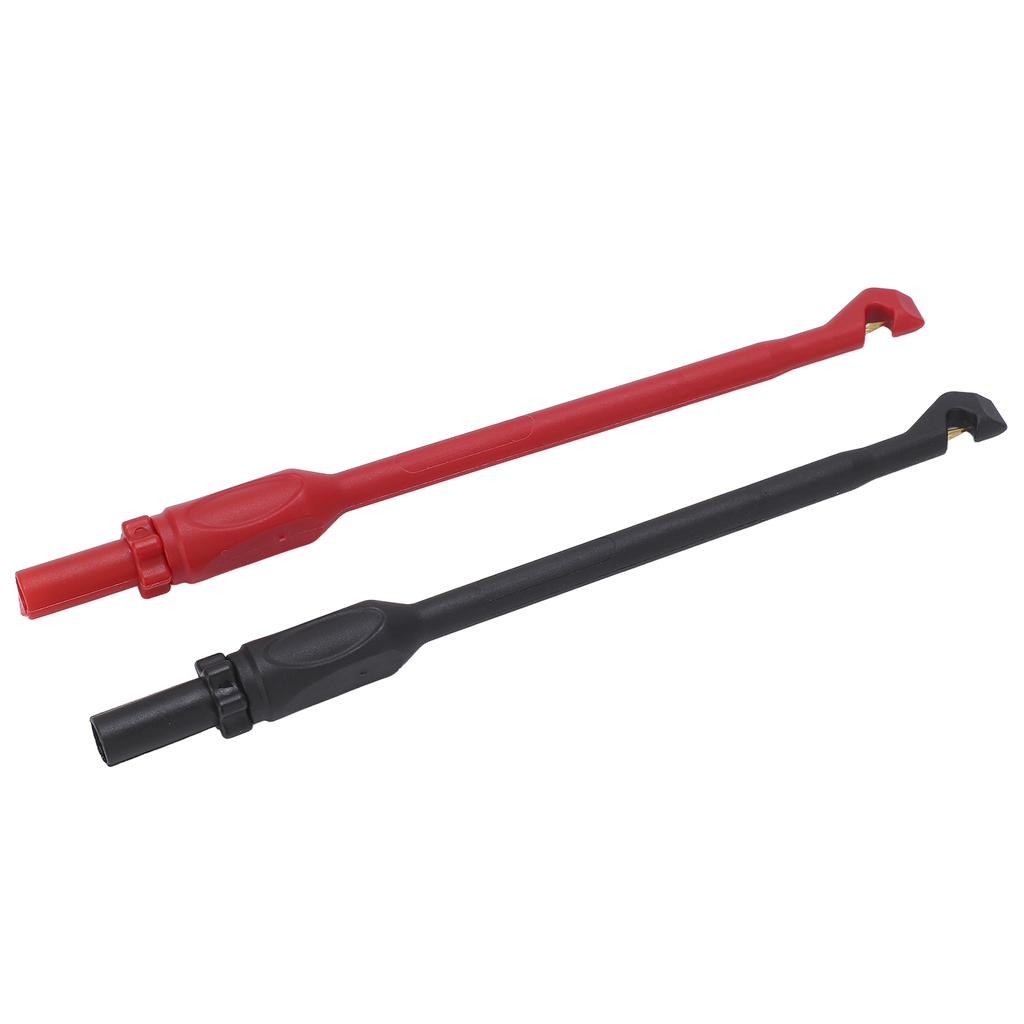 2PCS J.30016 Piercing Probe Multimeter Test Hook with 4mm Connector Insulation Car Repair Test Needle