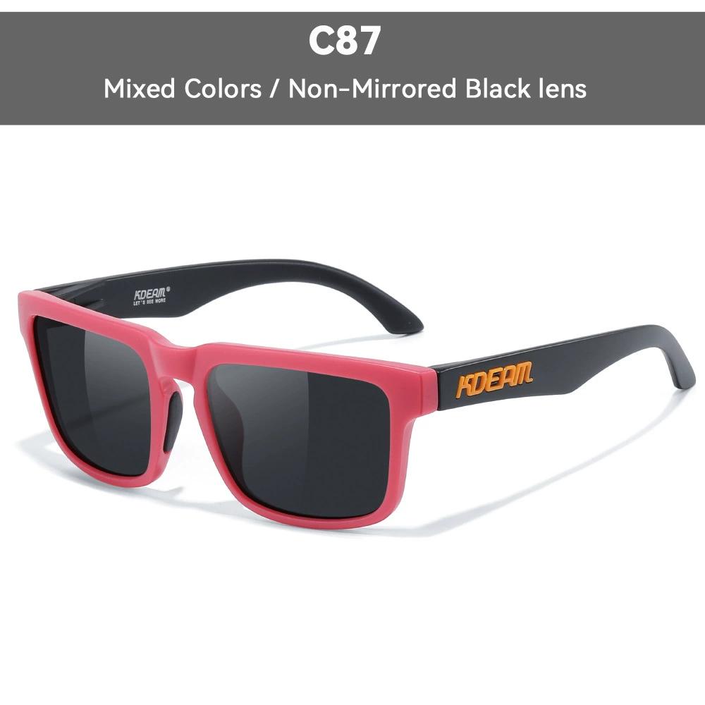 New KDEAM Brand Men's Polarized Sunglasses Square Resistance To Daily Wear Summer Travel Sun Glasses Couple For Fishing Driving