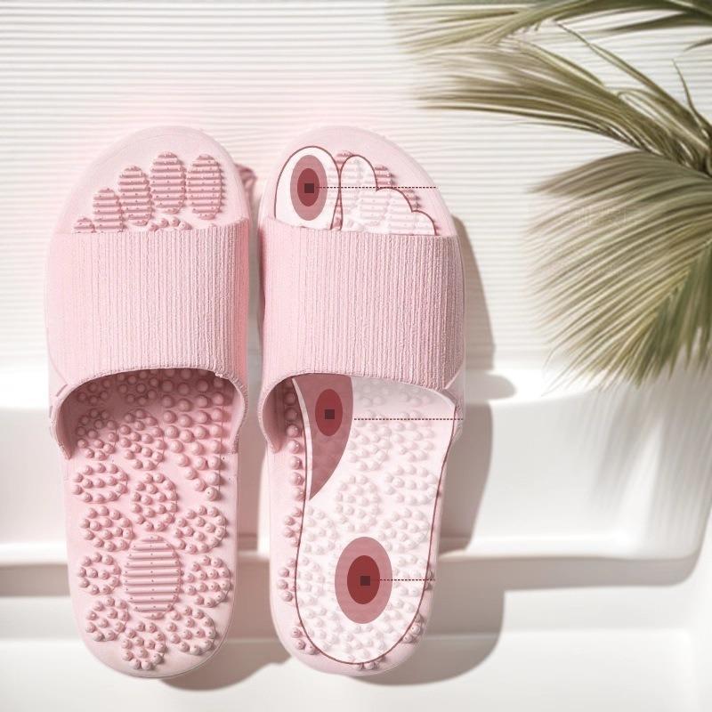 Men's Massage Acupressure Slippers - Non-Slip Sandals for Home Foot Therapy, Summer PVC Design