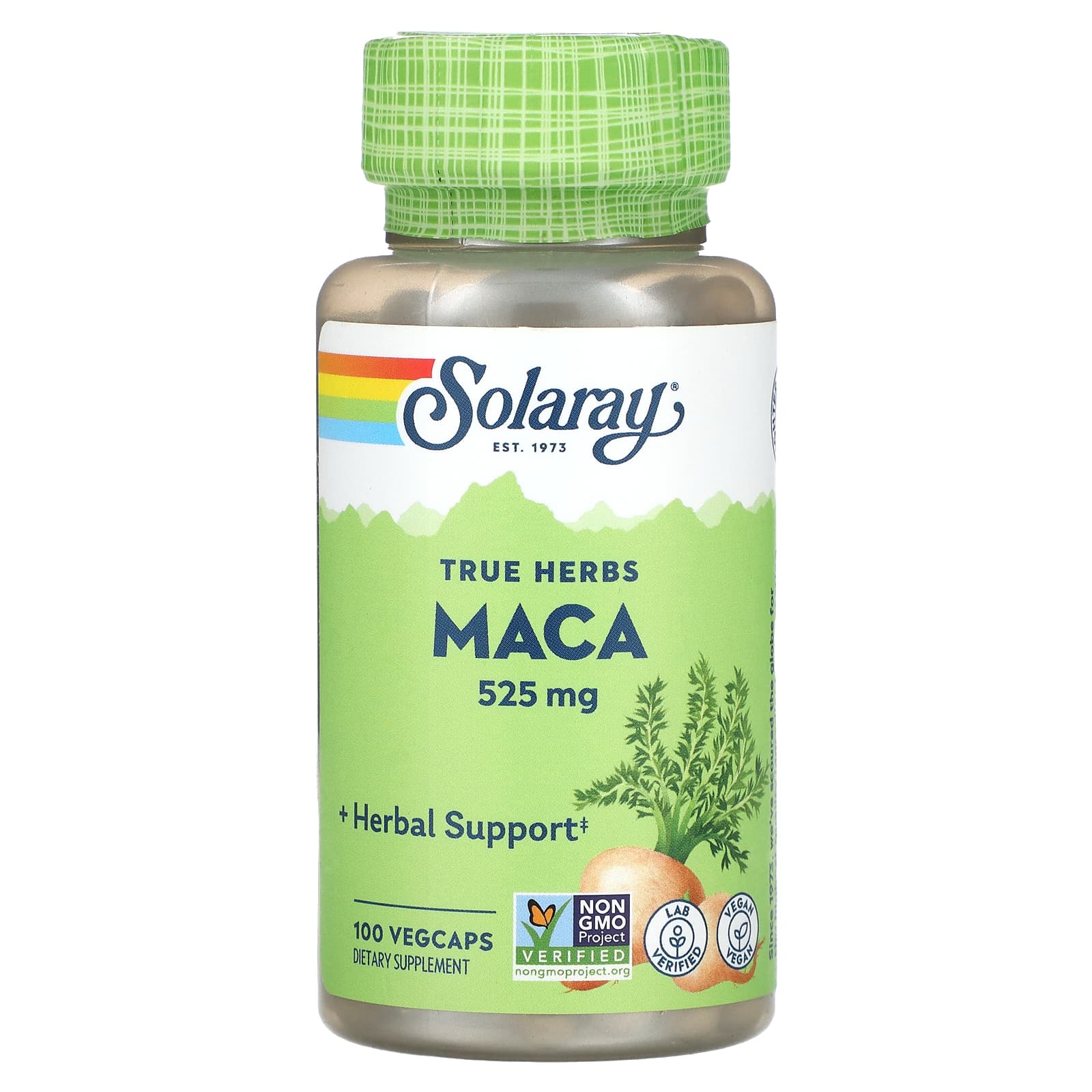 

Solaray, True Herbs, Maca, 525mg, 100 Veggie Capsules