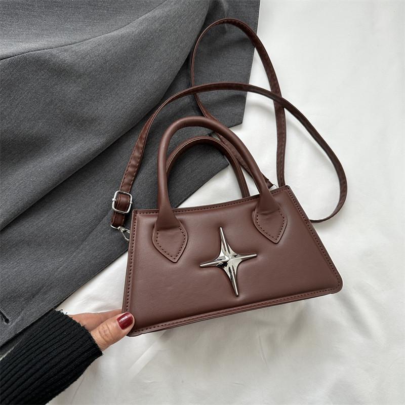Trendy Street Style Small Square Bag Unique Retro Shoulder Bag For Daily Use