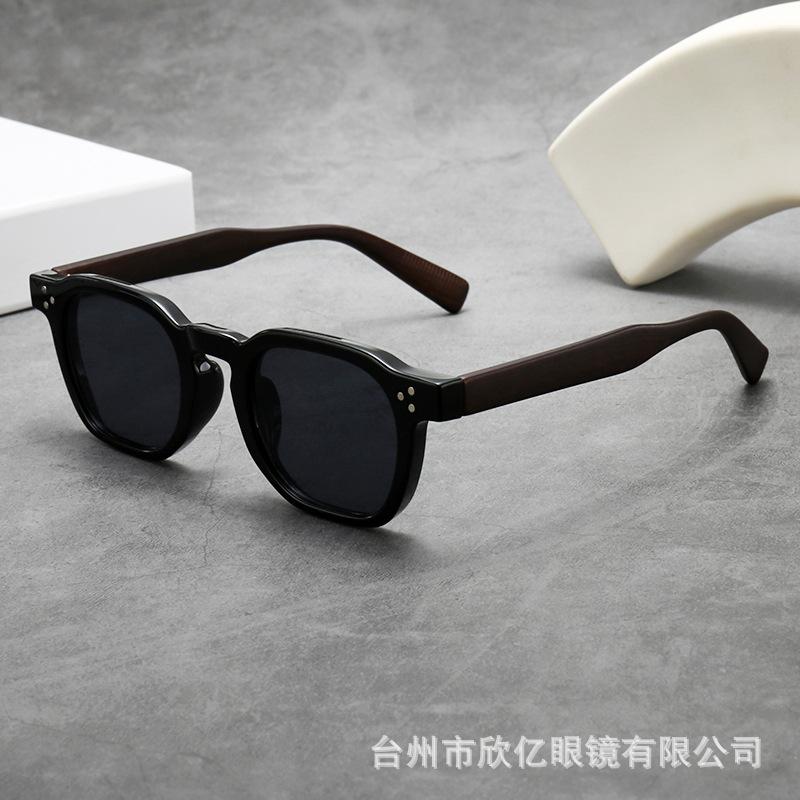 New retro thick oval small frame high-end women's sunglasses, sun protection, ultraviolet men's sunglasses