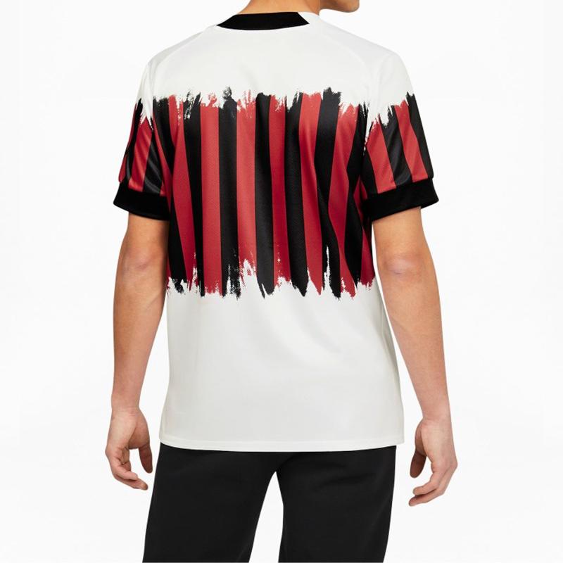 Puma X NEMEN Color-Block Vertical Stripe Crew Neck T-Shirt Men Tops White 769398-02