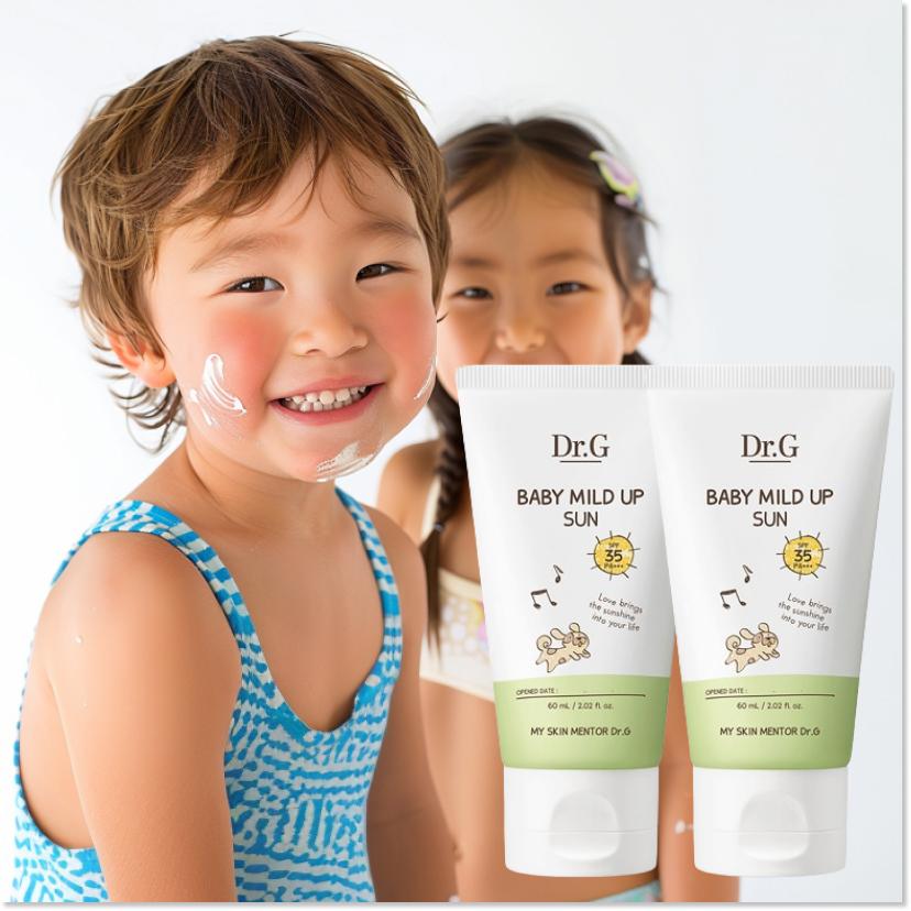 Dr.G Baby Mild Up Sun SPF35 PA+++ 60ml (Mineral Sunscreen for Sensitive Skin)