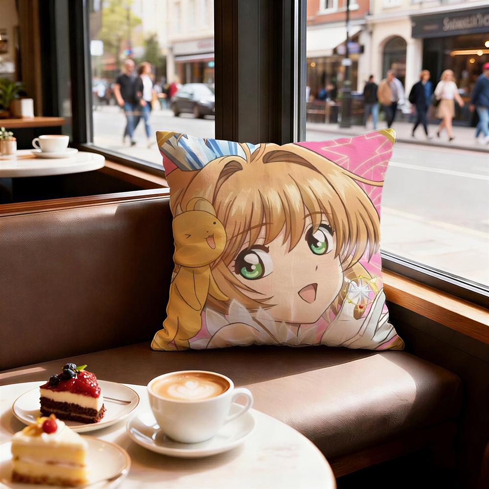 Anime Cardcaptor Sakura Kissenbezug Dekorative Kissenbezüge Bezug Sofa x Kissen Stück x x Kissenbezug