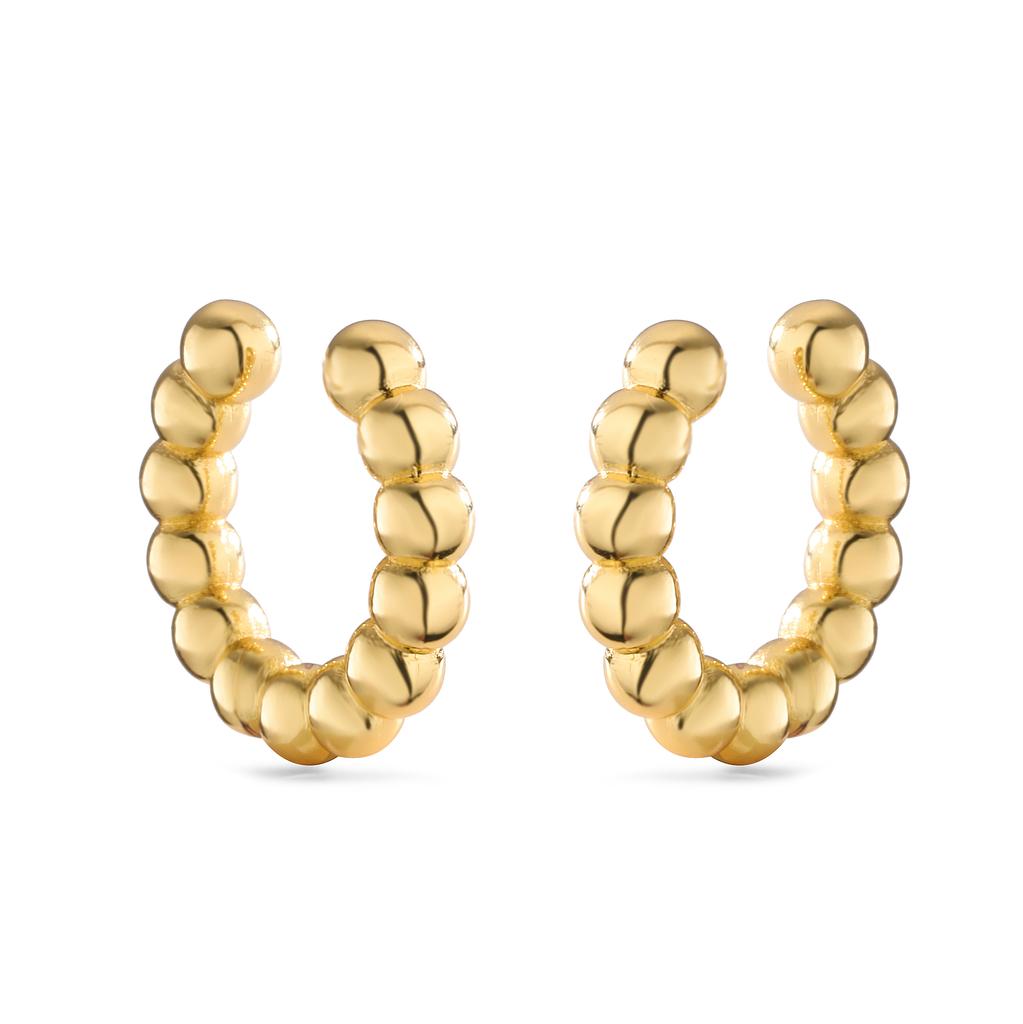HECHENG,Fashion Ear Cuffs Without Piercing Ear Clip Earrings Non-Piercing Fake Cartilage Earrings For Women Zircon