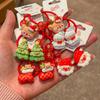 2 PCS Christmas Lovely Cartoon Girls Elastic Hair Bands Hair Accessories Children Hair Ties Baby Headwear