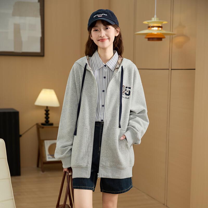 

TonLion Women s Hooded Knit Cardigan L