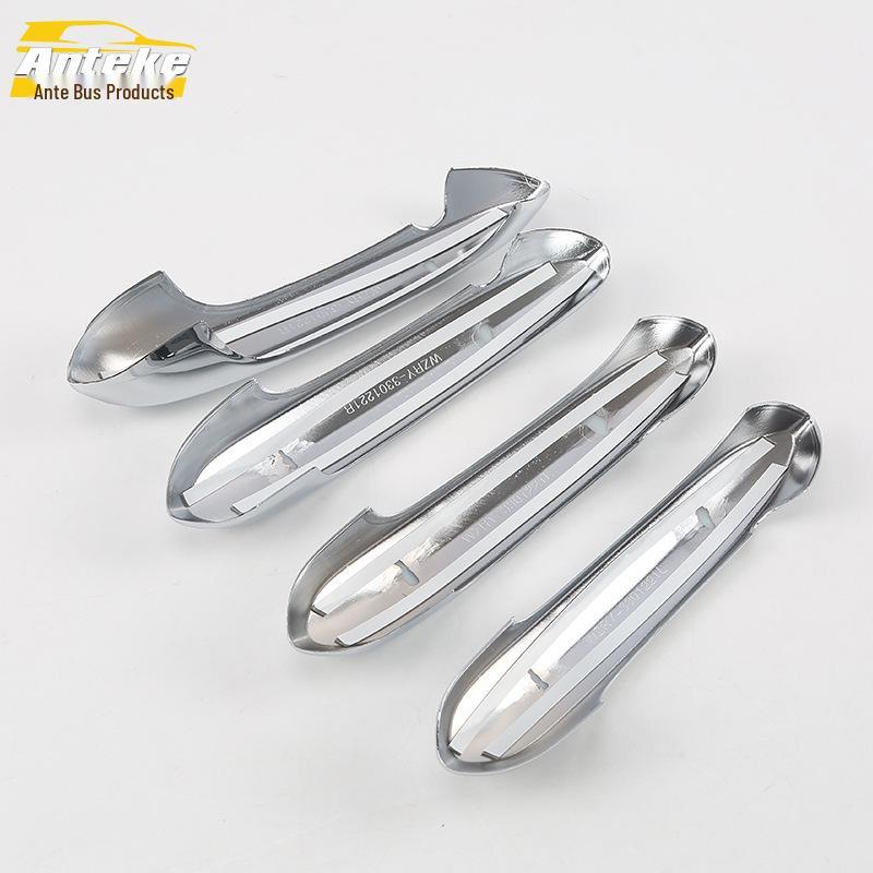 18 X3 Handle Bright Strip & Armrest Buckle Trim Sticker for Car Accessories