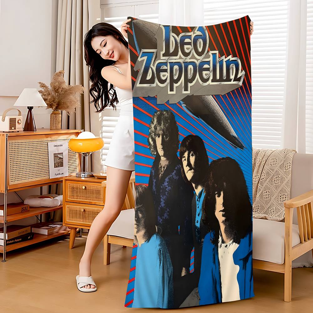 Band L-Led Z-Zeppelin Große Mikrofaser Strandtücher Schnelltrocknendes Handtuch Sand Strandtücher Poolhandtuch für Reisen Schwimmbad Yoga